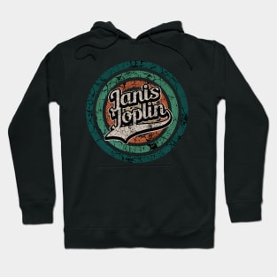 Janis Joplin // Retro Circle Crack Vintage Hoodie